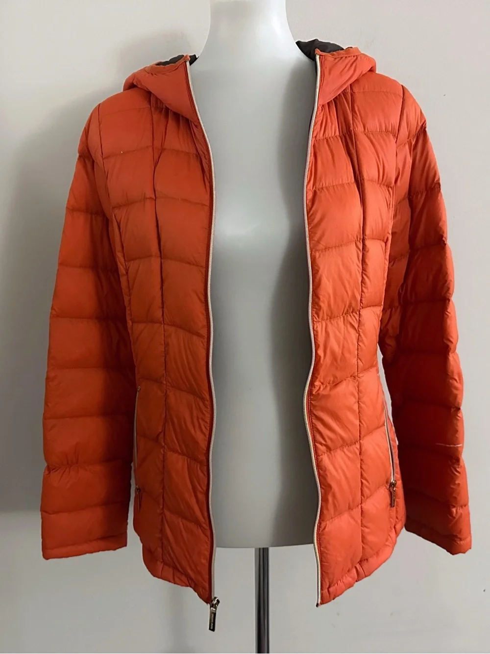 Michael Michael Kors Down Feather Hooded Puffer Jacket Fall Cabincore Ski